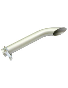 Tubo de extensión del silenciador con abrazadera