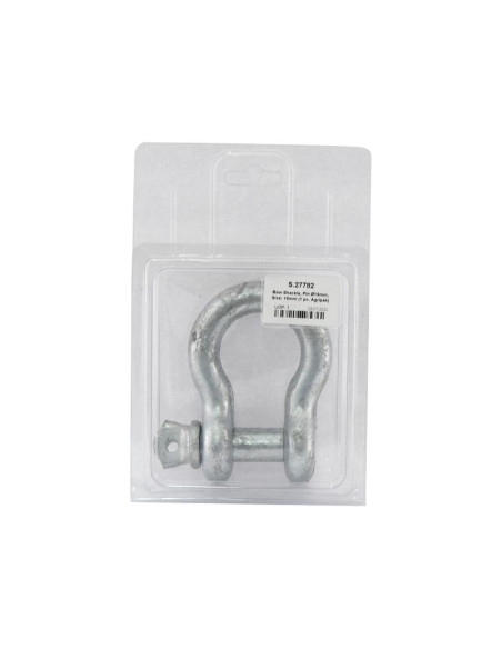 Grillete Lira Con Tornillo, Ø pasador19mm, Tamaño: 16mm (1 pza. Blister)