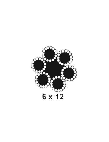 Cable - No Aptos Para Elevación - Acero, Ø4mm x 99M