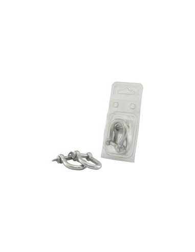 Grillete Lira Con Tornillo, Ø pasador8mm, Tamaño: 8mm (2 pzas. Blister)