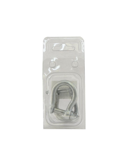 Grillete Lira Con Tornillo, Ø pasador8mm, Tamaño: 8mm (2 pzas. Blister)