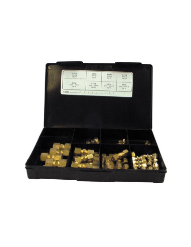 Línea Combustible Aceite latón y Conector Metálica (Caja 105 pzas.)