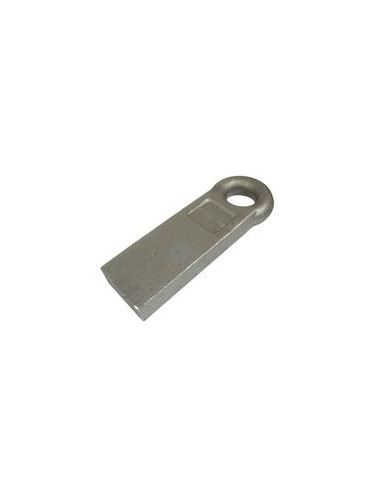 Anilla de remolque para soldar - 12'' - Recta