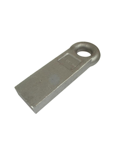 Anilla de remolque para soldar - 12'' - Recta