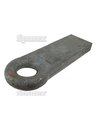 Anilla de remolque para soldar - 16'' - Recta