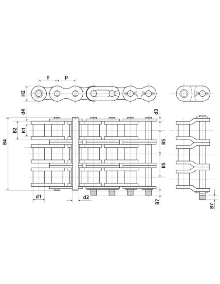 Cadena - Triplex, 10B-3 (5M)