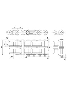 Eslabón unión, Duplex, 50-2 2