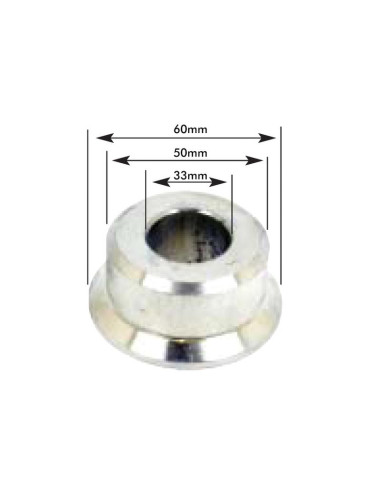 Casquillo Para Enganche 33 x 50 x 60mm