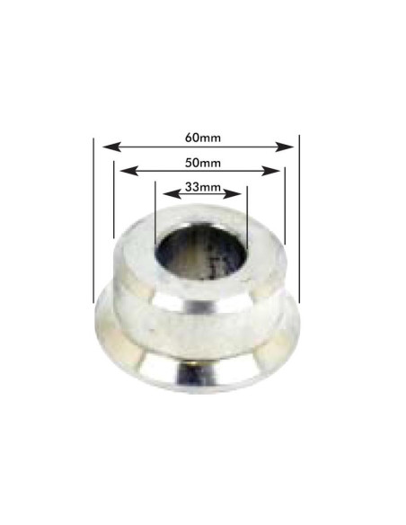 Casquillo Para Enganche 33 x 50 x 60mm