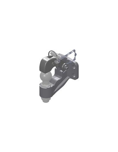Enganche doble de alta resistencia con orificio de 17 mm