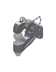 Enganche doble de alta resistencia con orificio de 17 mm 2