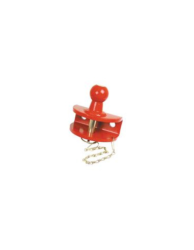 Enganche Doble Remolque 50mm (Rojo)