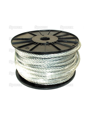Cable Acero - Acero Inoxidable, Ø6mm x 25M