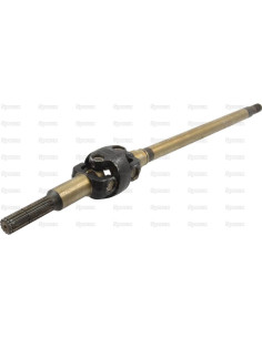 Montaje del árbol del eje (Izdo.)