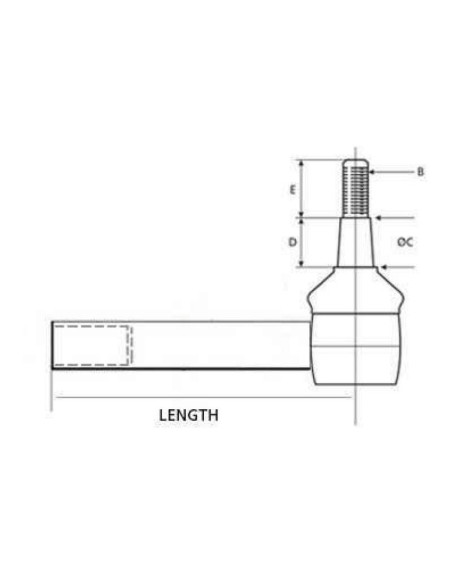 Rótula, Longitud: 218mm