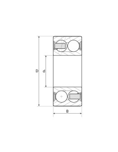 Sparex Rodamiento de contacto angular (5206H) 2