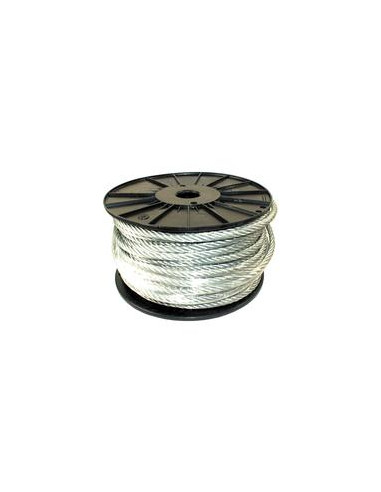 Cable Acero - Acero, Ø6mm x 50M