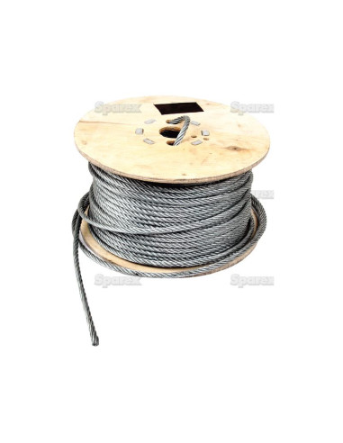 Cable Acero - Acero, Ø8mm x 110M
