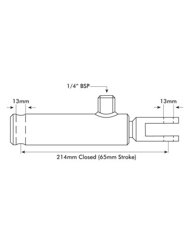 CILINDRO FRENO 25MM X 65