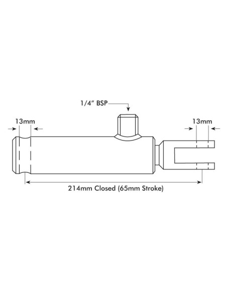 CILINDRO FRENO 25MM X 65