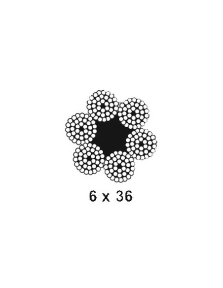 Cable Acero - Acero, ØM12mm x 110M