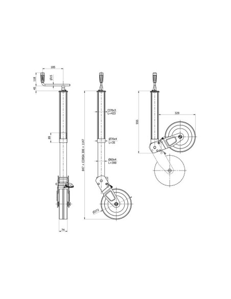Gato Hidráulico - 1000Kg