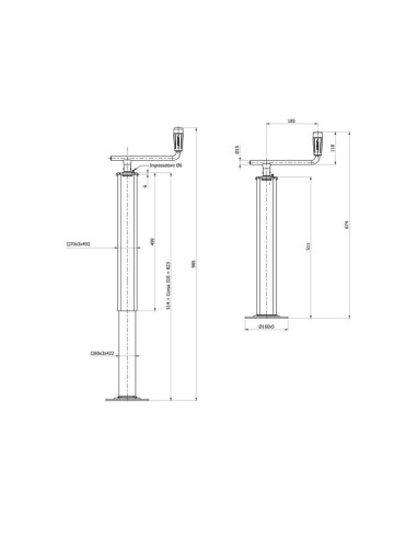 Soporte Remolque 1000Kg