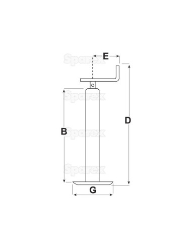 Soporte Remolque 1000Kg