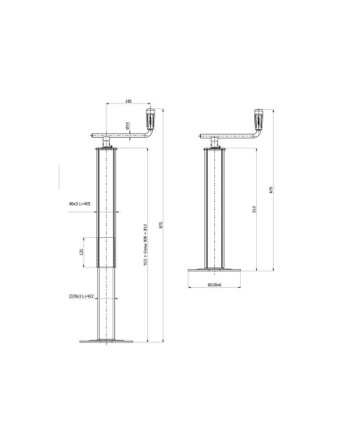 Soporte Remolque 1200Kg