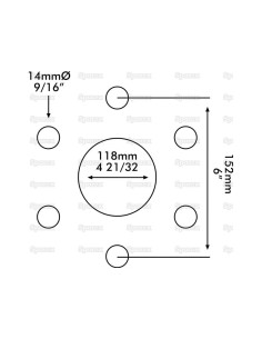 Llanta, Tamaño de la llanta: 4.5 x 16″. 2