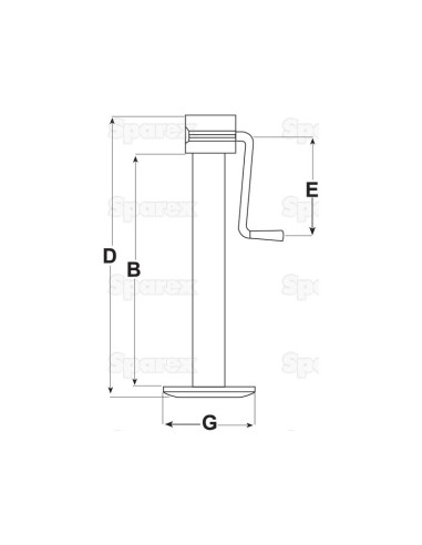 Soporte Remolque 4000Kg