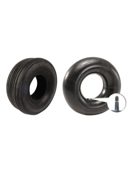 Juego de Neumáticos y Cámaras, 15 x 6.00 - 6, 6PR, TR13 Válvula Recta