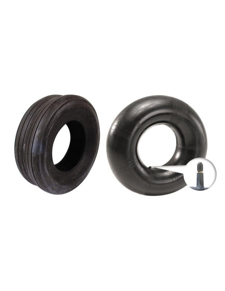 Juego de Neumáticos y Cámaras, 16 x 6.50 - 8, 6PR, TR13 Válvula Recta