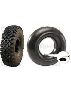 Juego de Neumáticos y Cámaras, 4.10/3.50 - 4, 4PR, TR87...