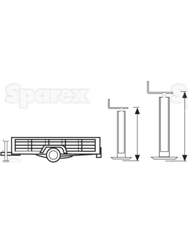 Soporte Remolque 800Kg
