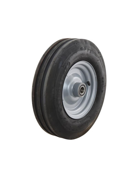Rueda Completa, 3.50 - 8, 8'', 4PR, 3 Rib