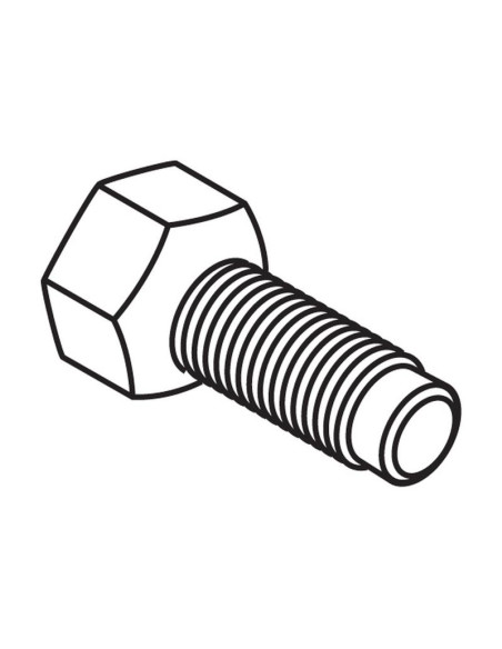 Plain Tornillo Rueda M18 x 1.5 x 50mm