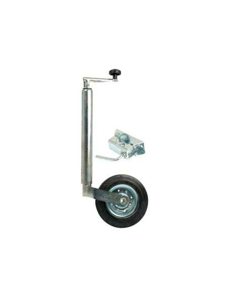 Soporte Remolque Con Rueda - con Grapa - 42mm