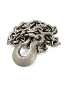 Acero galvanizado Cadena de Remolque 10mm x 3m Carga de...