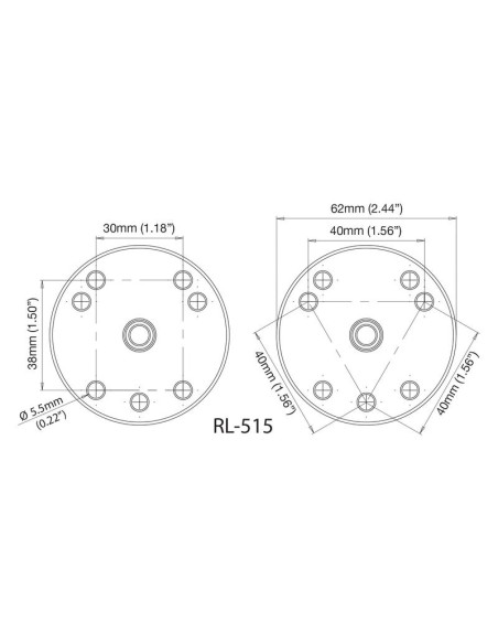 ROKK mini - AMPS & Soporte superior de 3 puntos