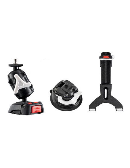 ROKK Mini Abrazadera Ajustable Tablet y Soporte Ventosa