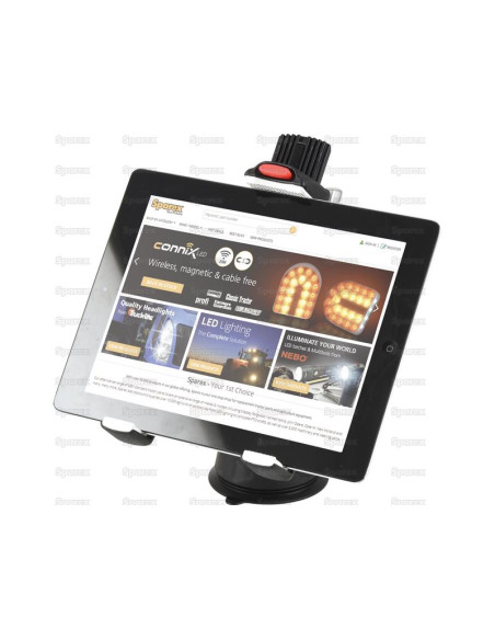 ROKK Mini Abrazadera Ajustable Tablet y Soporte Ventosa