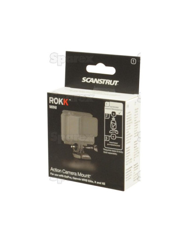 ROKK Mini Gopro y Placa Garmin