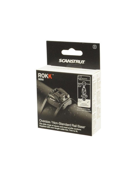 ROKK Mini Soporte Abrazadera Cable