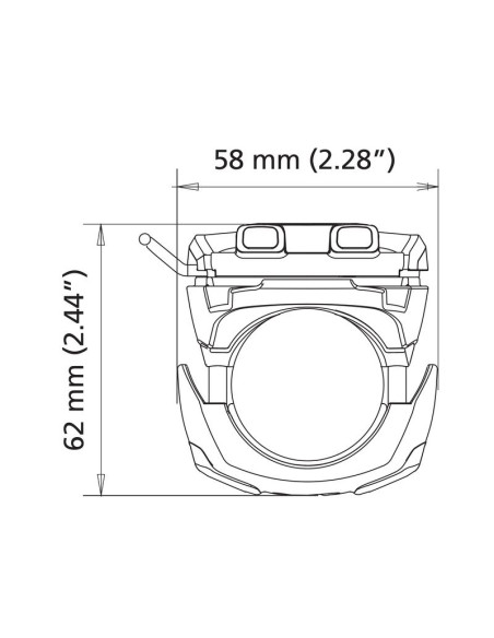 ROKK Mini Soporte Raíl