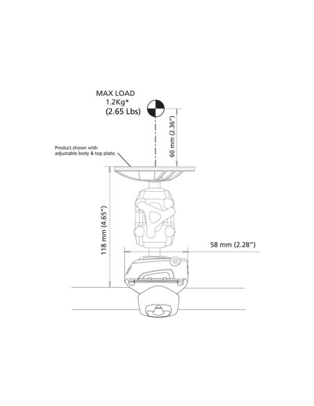 ROKK Mini Soporte Raíl