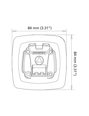 ROKK Mini Soporte Superficie Autoadhesivo