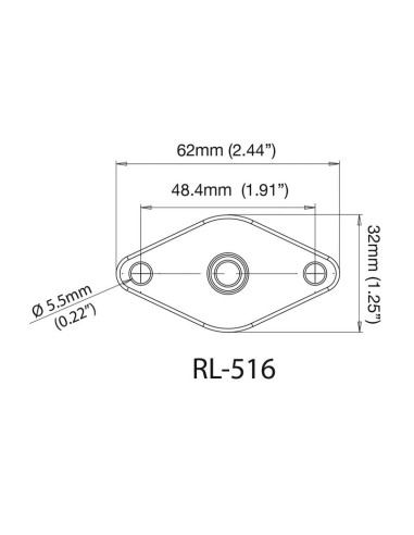 ROKK™ Mini 48mm Soporte Superior Diamante