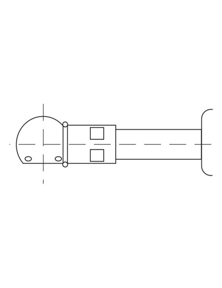 Amortiguador De Gas, Longitud total: 585mm