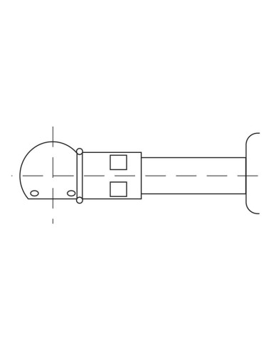 Amortiguador De Gas, Longitud total: 887mm